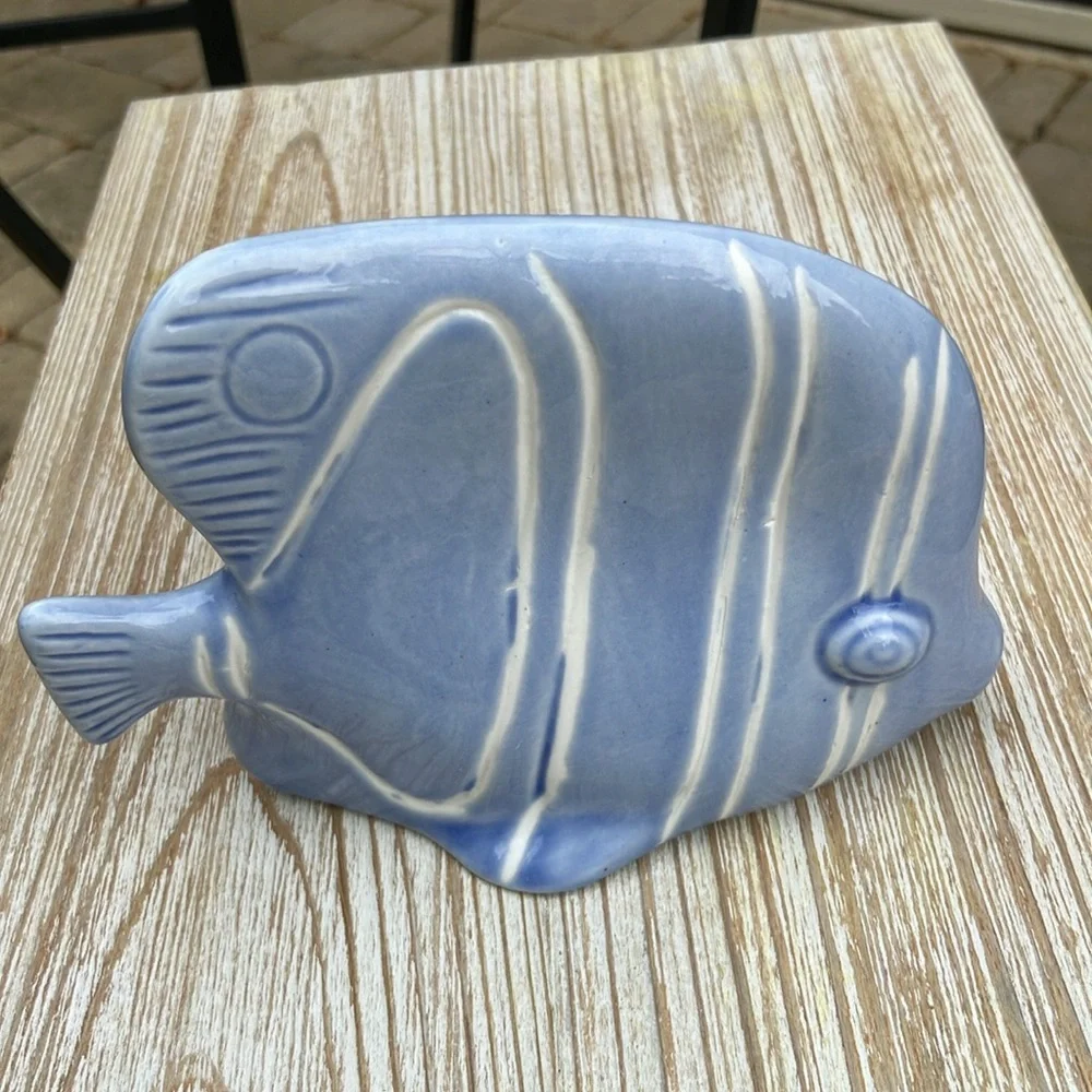 Ceramic Fish Decor - Blue